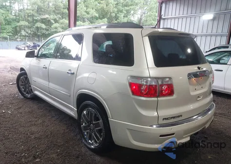 2012 GMC Acadia Denali из США, поврежденный, VIN 1GKKVTEDXCJ323787